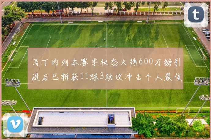马丁内利本赛季状态火热600万镑引进后已斩获11球3助攻冲击个人最佳表现